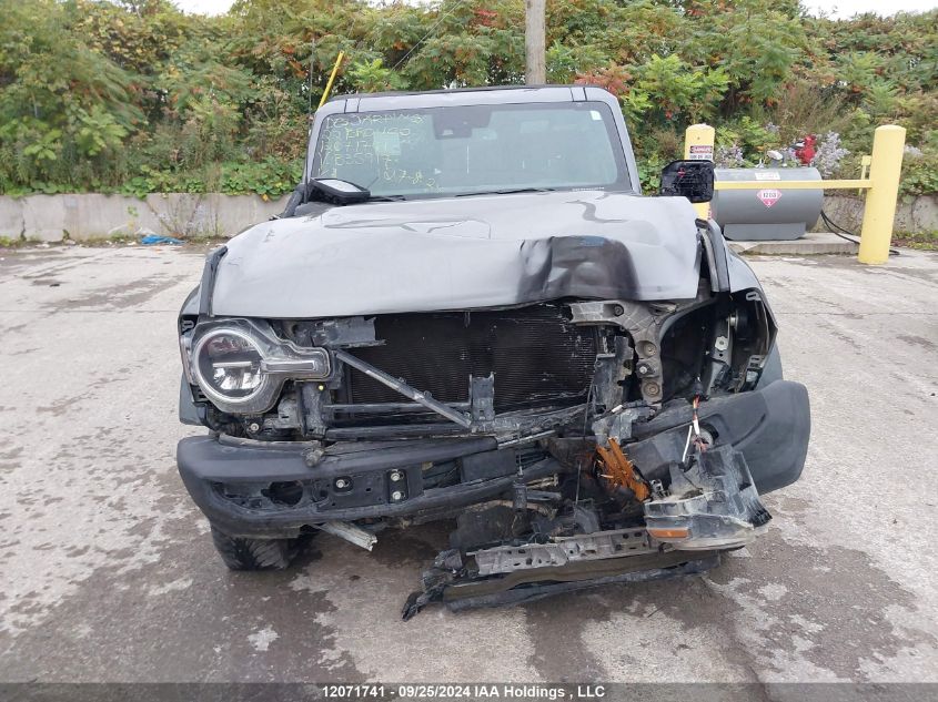 2022 Ford Bronco Big Bend/Black Diamond/Outer Banks VIN: 1FMDE5BH7NLB35917 Lot: 12071741