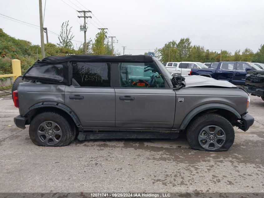 2022 Ford Bronco Big Bend/Black Diamond/Outer Banks VIN: 1FMDE5BH7NLB35917 Lot: 12071741