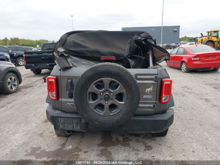 2022 Ford Bronco Big Bend/Black Diamond/Outer Banks VIN: 1FMDE5BH7NLB35917 Lot: 12071741