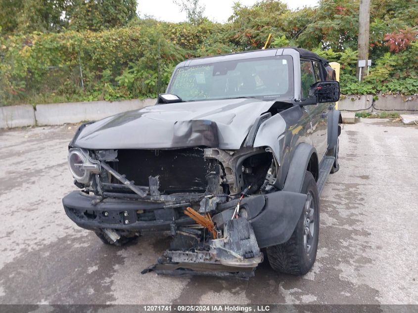 2022 Ford Bronco Big Bend/Black Diamond/Outer Banks VIN: 1FMDE5BH7NLB35917 Lot: 12071741