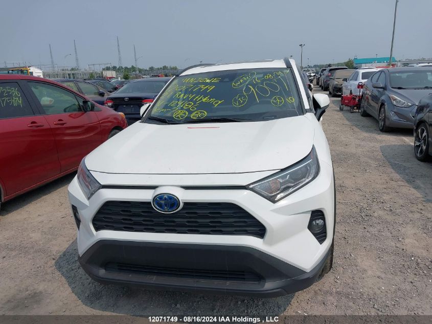 2021 Toyota Rav4 Hybrid Xle VIN: 2T3RWRFV2MW124186 Lot: 12071749