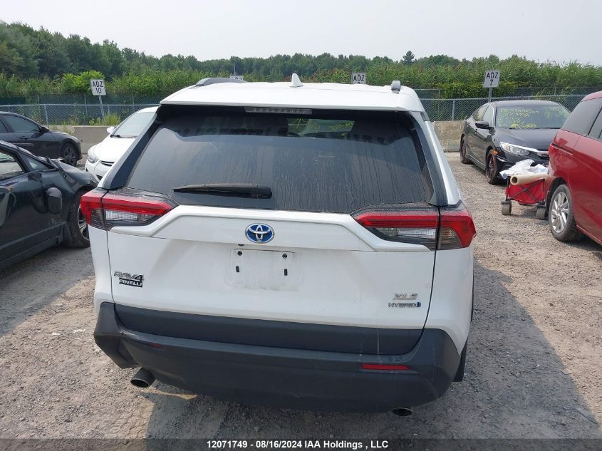 2021 Toyota Rav4 Hybrid Xle VIN: 2T3RWRFV2MW124186 Lot: 12071749