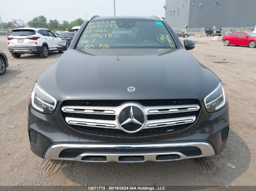 2021 Mercedes-Benz Glc VIN: W1N0G8EB7MV286791 Lot: 12071775