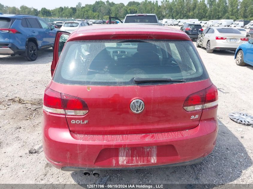 2010 Volkswagen Golf VIN: WVWDA7AJ3AW103779 Lot: 12071786