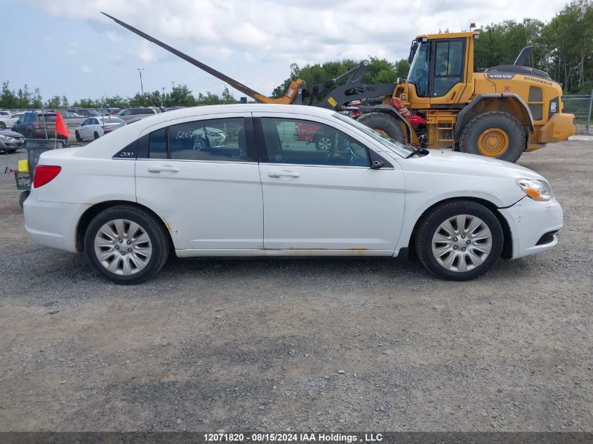 2013 Chrysler 200 Lx VIN: 1C3CCBAB8DN609009 Lot: 12071820