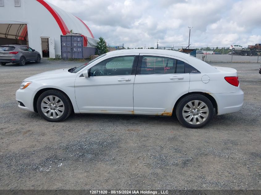 2013 Chrysler 200 Lx VIN: 1C3CCBAB8DN609009 Lot: 12071820