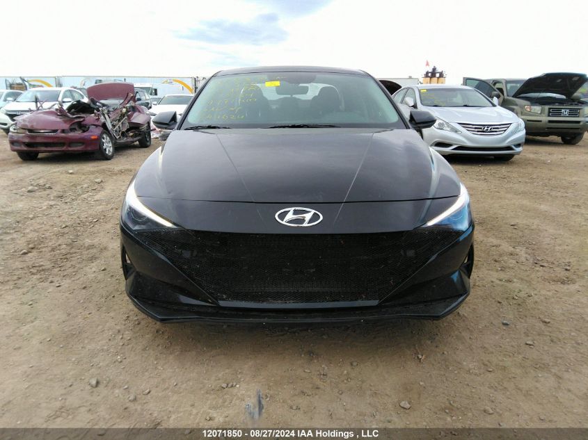 2022 Hyundai Elantra Preferred Ivt With Sun And Tech Package VIN: KMHLM4AGXNU368654 Lot: 12071850