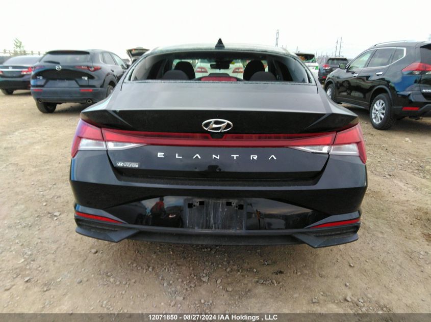 2022 Hyundai Elantra Preferred Ivt With Sun And Tech Package VIN: KMHLM4AGXNU368654 Lot: 12071850