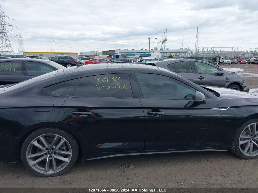 2020 Audi A5 Progressiv VIN: WAUFNCF58LA003305 Lot: 12071866