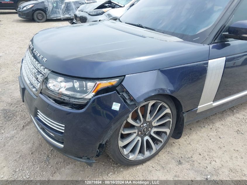 2015 Land Rover Range Rover Autobiography VIN: SALGV2TF3FA216108 Lot: 12071894