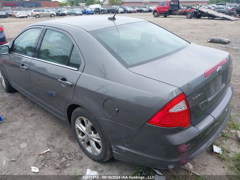 2012 Ford Fusion Se VIN: 3FAHP0HA0CR422923 Lot: 12071910