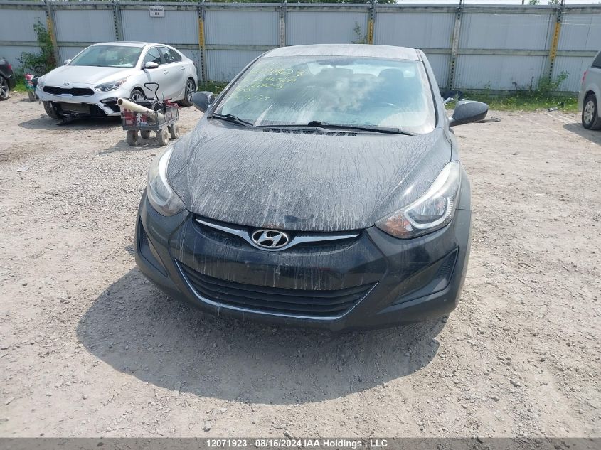 2015 Hyundai Elantra Gl VIN: 5NPDH4AE1FH557653 Lot: 12071923