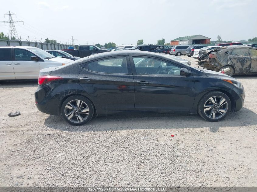 2015 Hyundai Elantra Gl VIN: 5NPDH4AE1FH557653 Lot: 12071923
