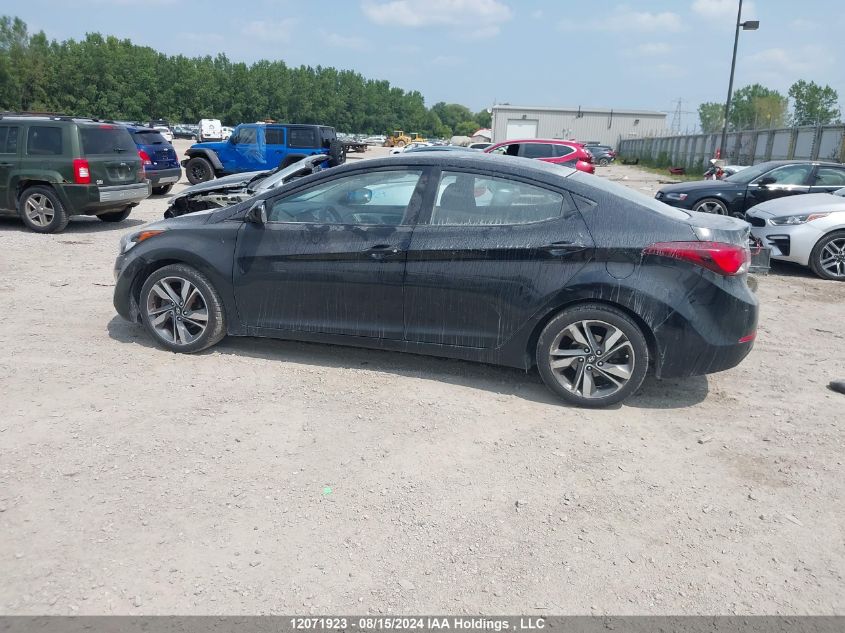 2015 Hyundai Elantra Gl VIN: 5NPDH4AE1FH557653 Lot: 12071923