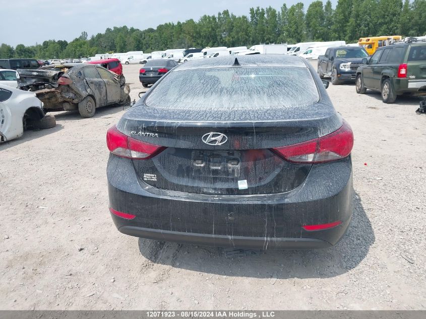 2015 Hyundai Elantra Gl VIN: 5NPDH4AE1FH557653 Lot: 12071923