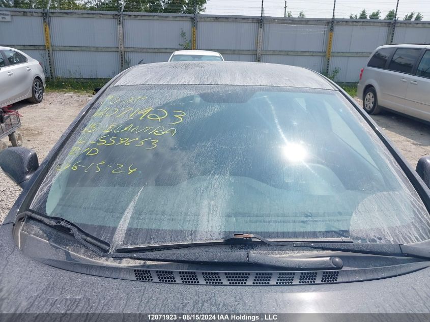 2015 Hyundai Elantra Gl VIN: 5NPDH4AE1FH557653 Lot: 12071923