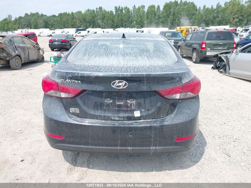 2015 Hyundai Elantra Gl VIN: 5NPDH4AE1FH557653 Lot: 12071923