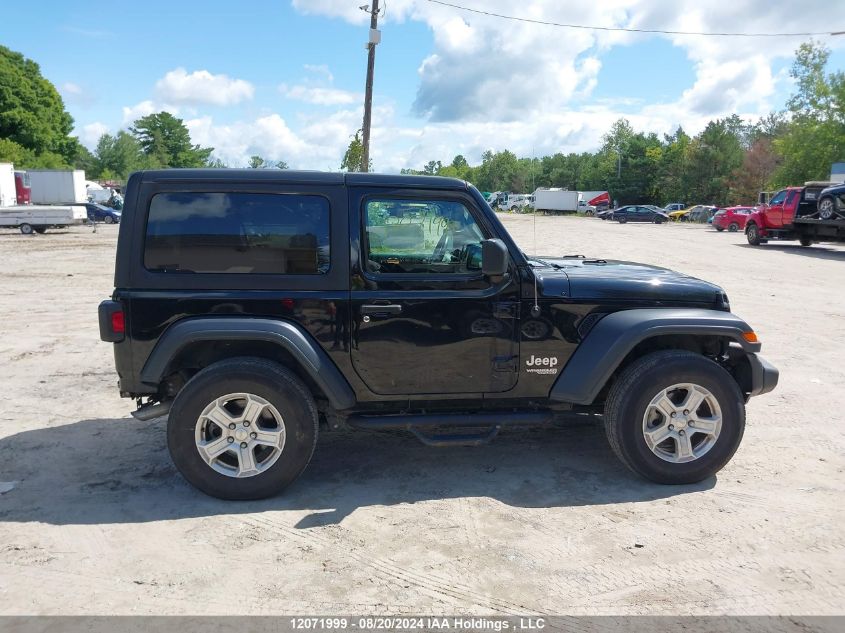 2019 Jeep Wrangler Sport VIN: 1C4GJXAG3KW546145 Lot: 12071999