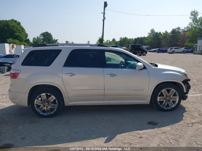 2011 GMC Acadia Denali VIN: 1GKKVTEDXBJ316126 Lot: 12072013