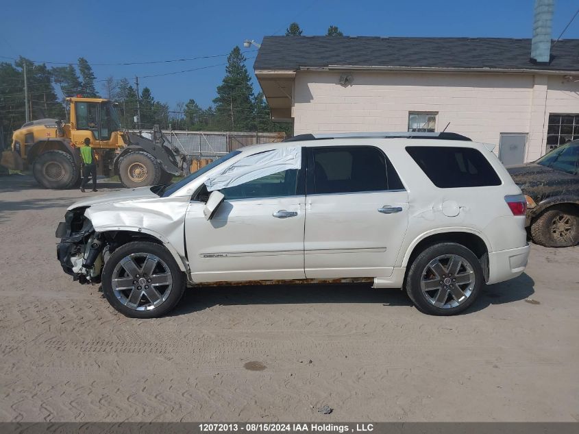 2011 GMC Acadia Denali VIN: 1GKKVTEDXBJ316126 Lot: 12072013