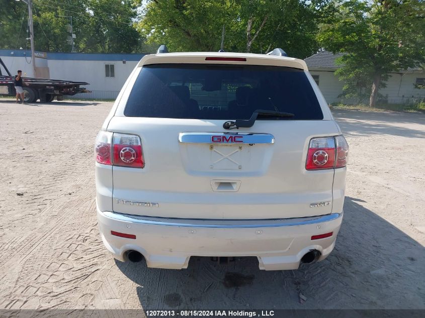 2011 GMC Acadia Denali VIN: 1GKKVTEDXBJ316126 Lot: 12072013