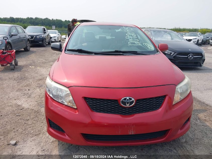 2009 Toyota Corolla S/Le/Xle VIN: 2T1BU40E29C037862 Lot: 12072045