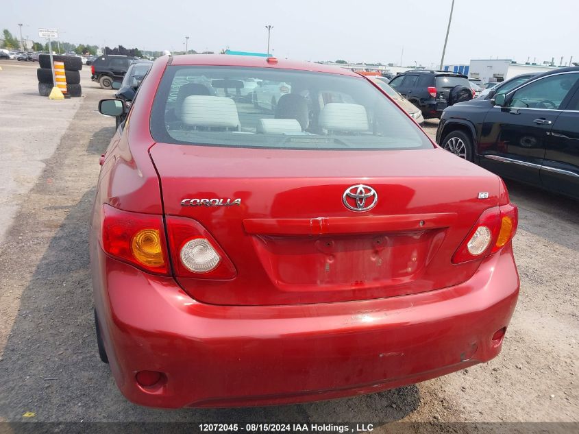 2009 Toyota Corolla S/Le/Xle VIN: 2T1BU40E29C037862 Lot: 12072045