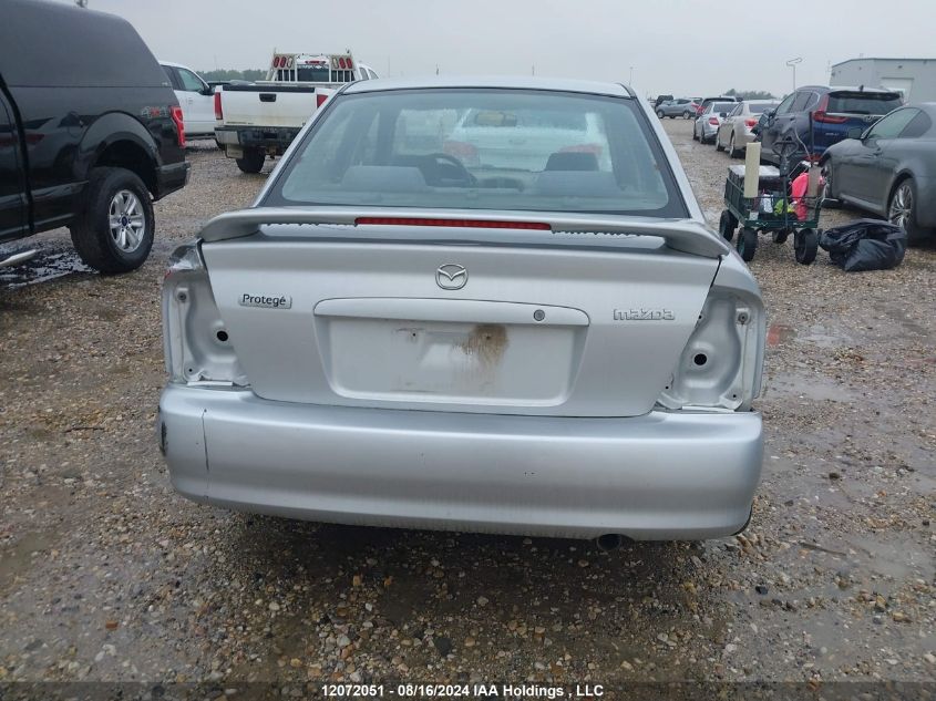 2000 Mazda Protege Es VIN: JM1BJ2215Y0236713 Lot: 12072051