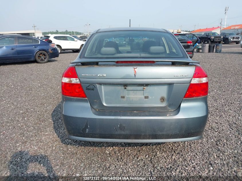 2009 Pontiac G3 Wave VIN: 3G2TX55E69L122182 Lot: 12072127