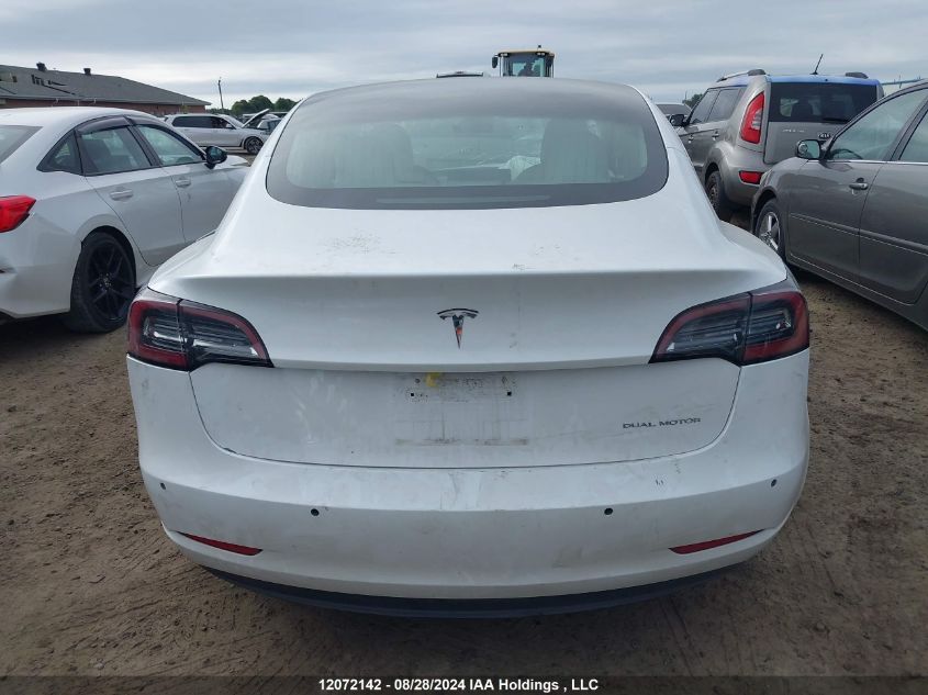 2019 Tesla Model 3 VIN: 5YJ3E1EB0KF423311 Lot: 12072142