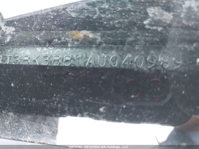 2010 Toyota Venza Base V6 VIN: 4T3BK3BB1AU040989 Lot: 12072143