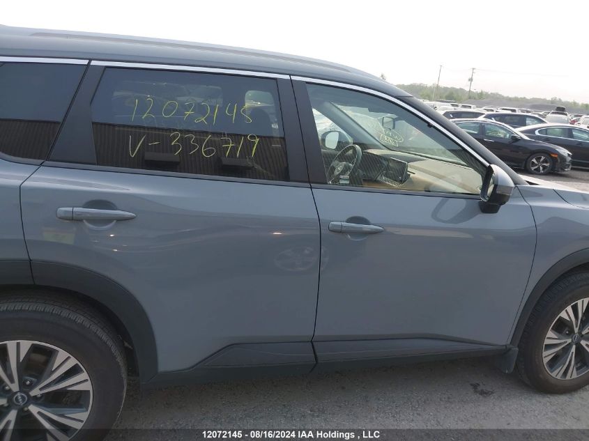 2022 Nissan Rogue VIN: JN8BT3BB5NW336719 Lot: 12072145