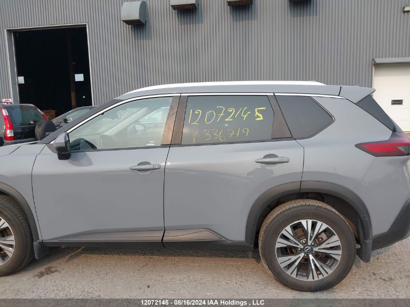 2022 Nissan Rogue VIN: JN8BT3BB5NW336719 Lot: 12072145