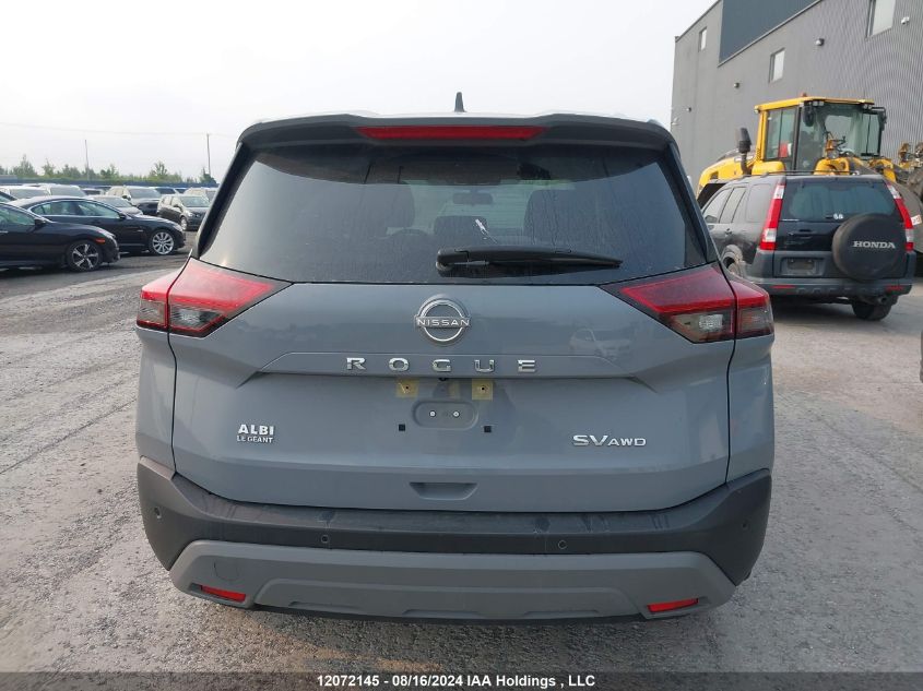 2022 Nissan Rogue VIN: JN8BT3BB5NW336719 Lot: 12072145