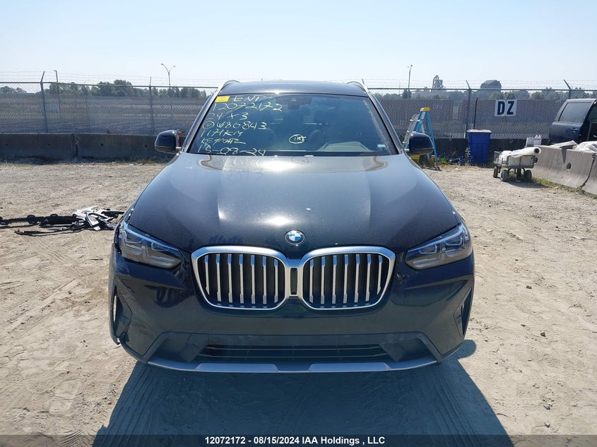 2024 BMW X3 VIN: 5UX53DP04R9W80843 Lot: 12072172