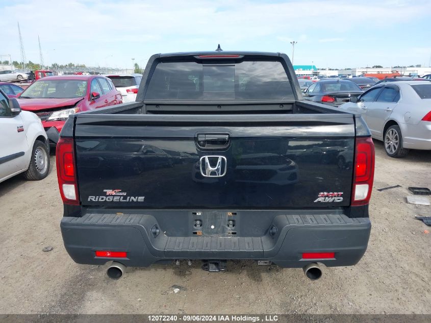 2021 Honda Ridgeline VIN: 5FPYK3F11MB502013 Lot: 12072240