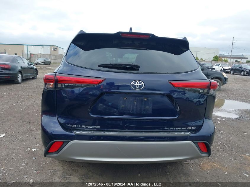 2020 Toyota Highlander Limited VIN: 5TDFZRBH3LS001796 Lot: 12072346