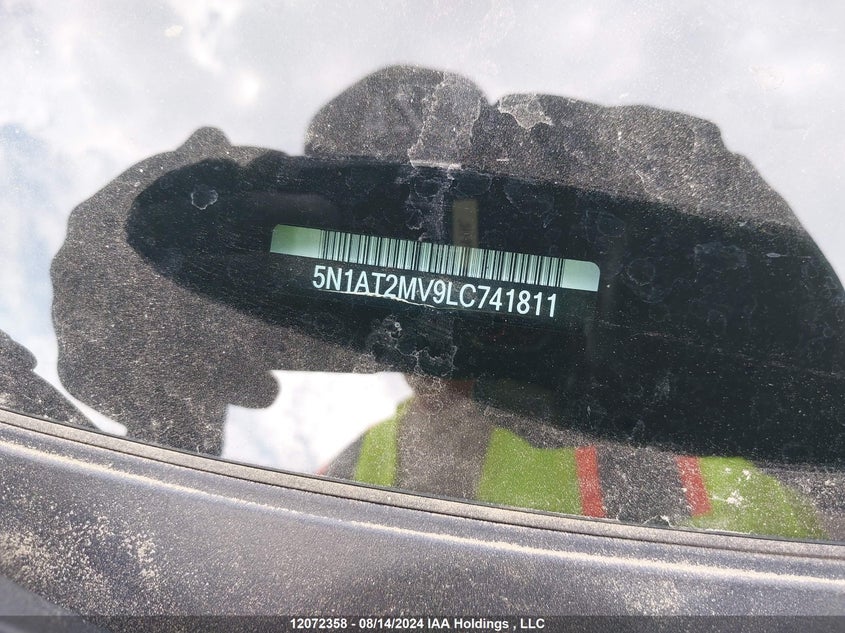 2020 Nissan Rogue VIN: 5N1AT2MV9LC741811 Lot: 12072358