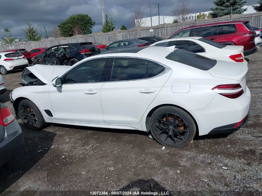 2022 Genesis G70 VIN: KMTG34TAXNU096528 Lot: 12072384