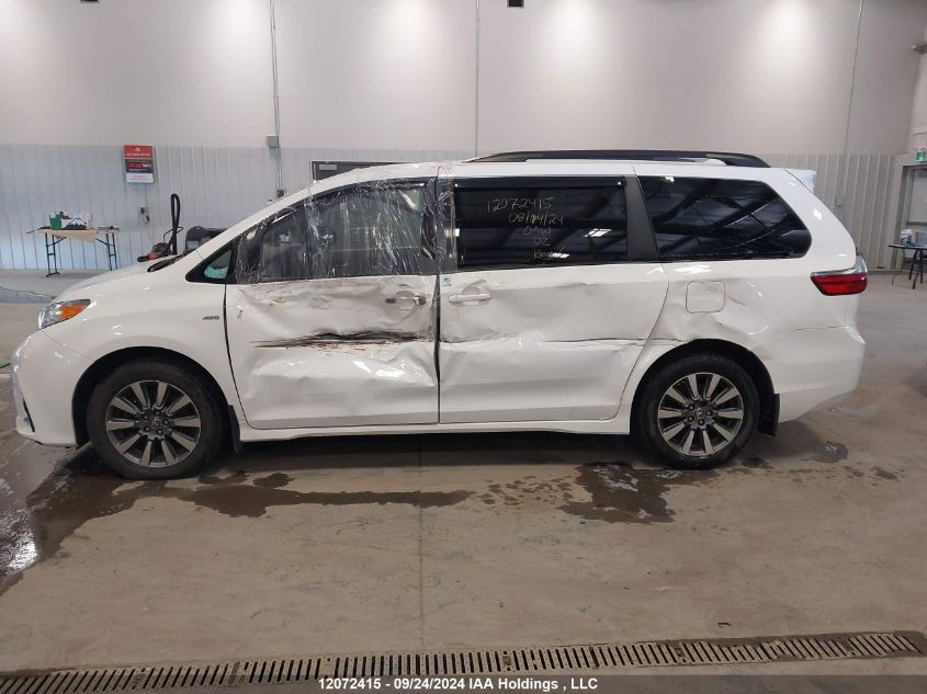 2020 Toyota Sienna Le VIN: 5TDJZ3DC0LS244572 Lot: 12072415