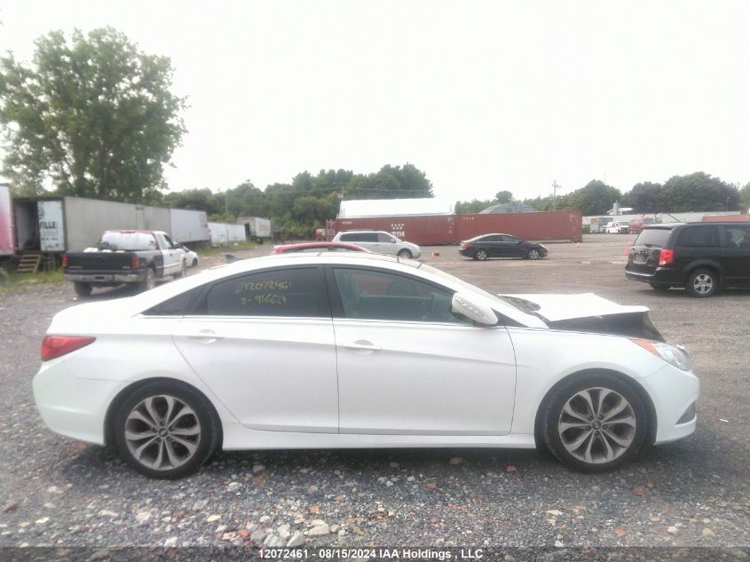 2014 Hyundai Sonata Se/Limited VIN: 5NPEC4AC4EH916624 Lot: 12072461