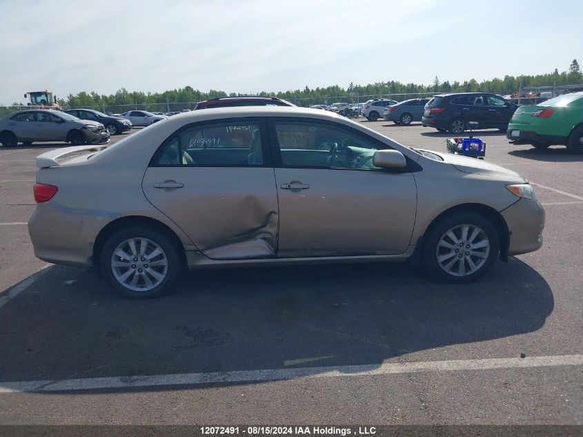 2009 Toyota Corolla Le VIN: 2T1BU40E59C084836 Lot: 12072491