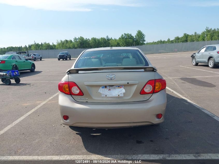 2009 Toyota Corolla Le VIN: 2T1BU40E59C084836 Lot: 12072491