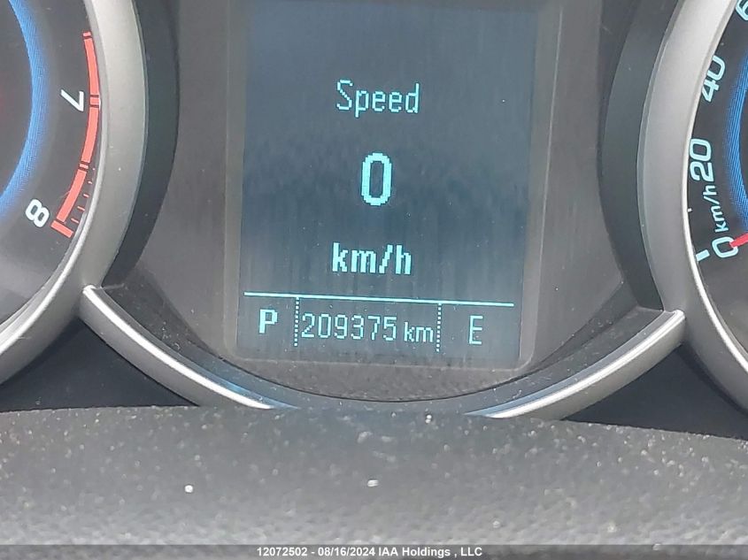 2012 Chevrolet Cruze Eco VIN: 1G1PJ5SC7C7358071 Lot: 12072502