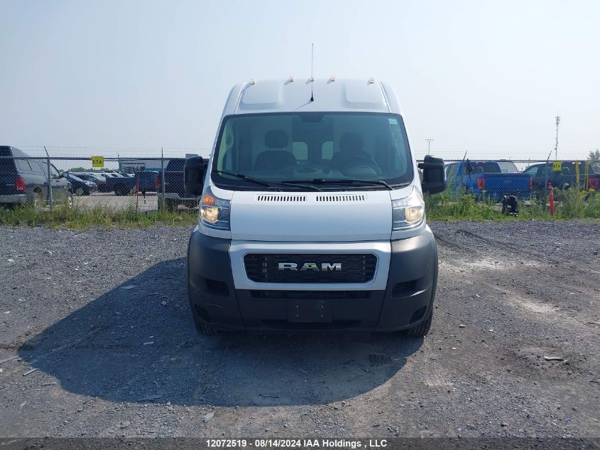 2020 Ram Promaster 2500 2500 High VIN: 3C6TRVDG5LE109886 Lot: 12072519