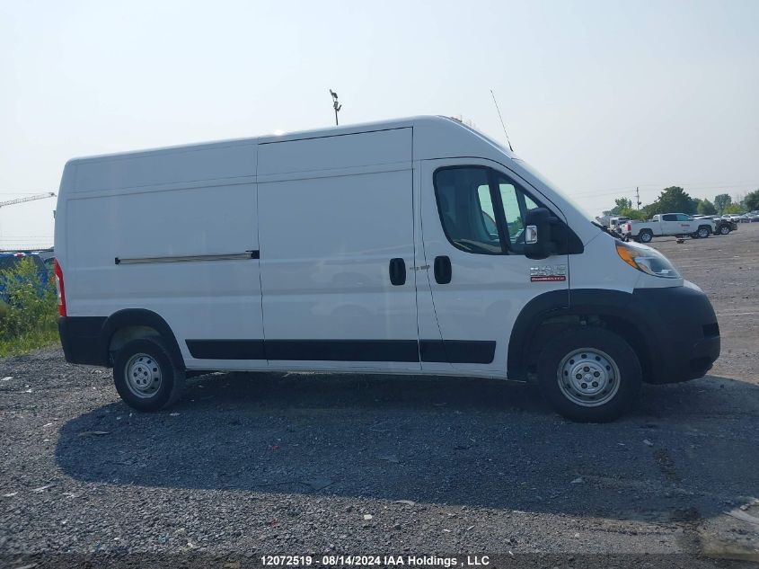 2020 Ram Promaster 2500 2500 High VIN: 3C6TRVDG5LE109886 Lot: 12072519