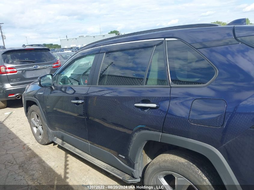 2021 Toyota Rav4 Limited Hybrid VIN: 2T3DWRFV0MW106571 Lot: 12072522