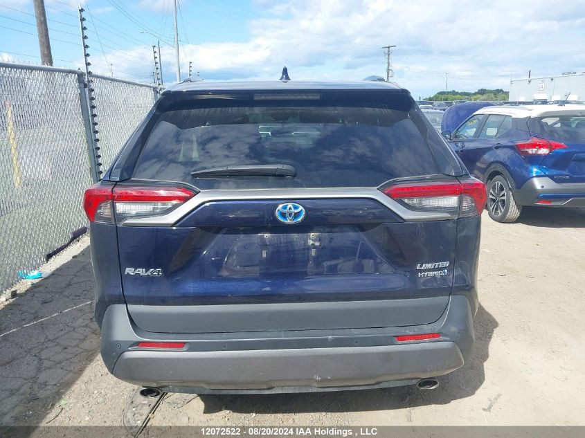 2021 Toyota Rav4 Limited Hybrid VIN: 2T3DWRFV0MW106571 Lot: 12072522