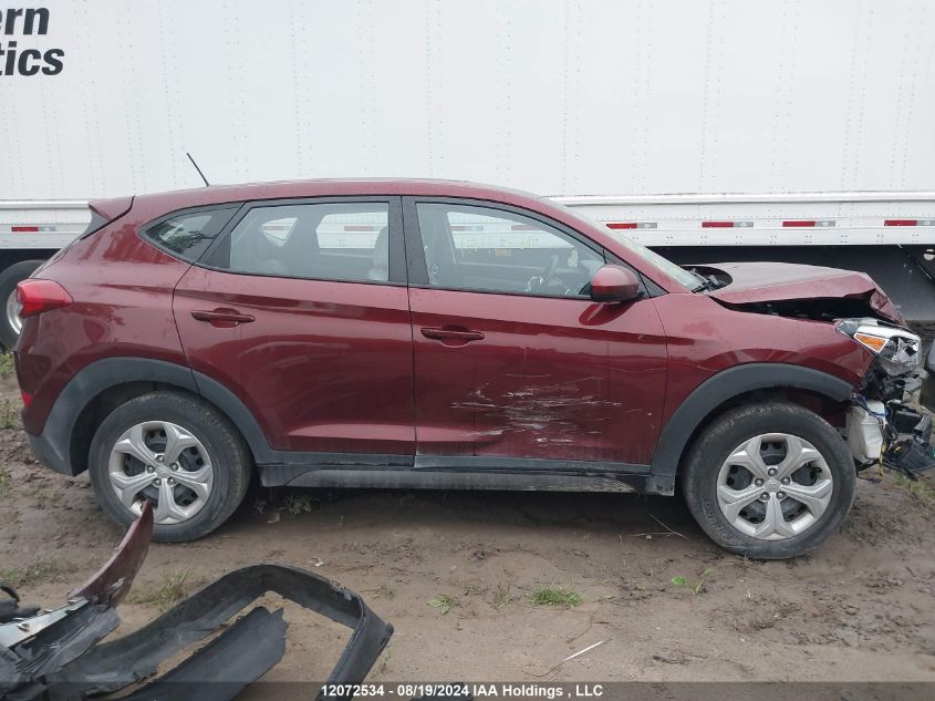 2016 Hyundai Tucson VIN: KM8J23A43GU107799 Lot: 12072534