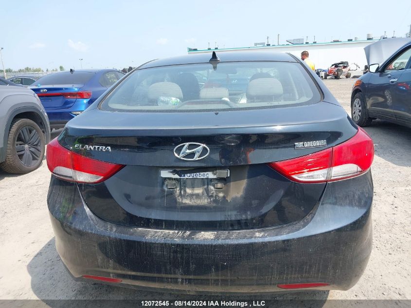 2013 Hyundai Elantra Gl VIN: 5NPDH4AE5DH304641 Lot: 12072545